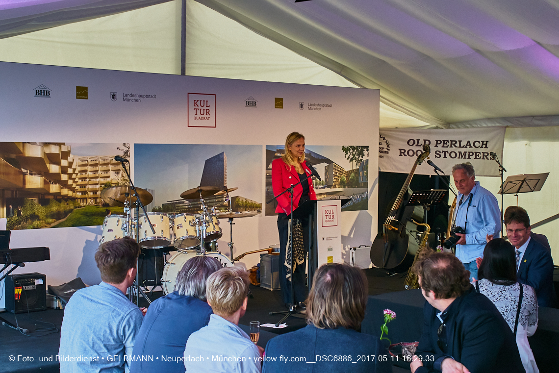 11. Mai 2017 - Grundsteinlegung für die LOGE und dem Kulturquadrat in Neuperlach